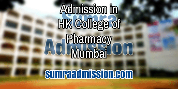 Admission in HK College of Pharmacy Mumbai