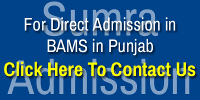 Direct Admission in BAMS Colleges in Punjab Contact