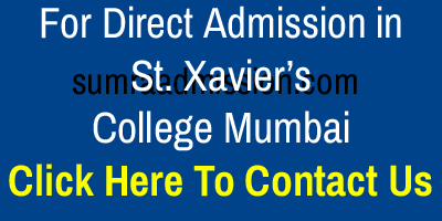 Direct Admission in St. Xavier's College Mumbai Contact