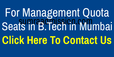 Management Quota Admission in B.Tech Engineering Colleges in Navi Mumbai Contact