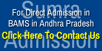 Direct Admission in Top BAMS Ayurvedic Colleges in Andhra Pradesh Contact