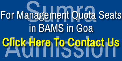 Goa BAMS Management Quota c