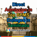 Direct Admission in Top BHMS Colleges in Tamilnadu TN