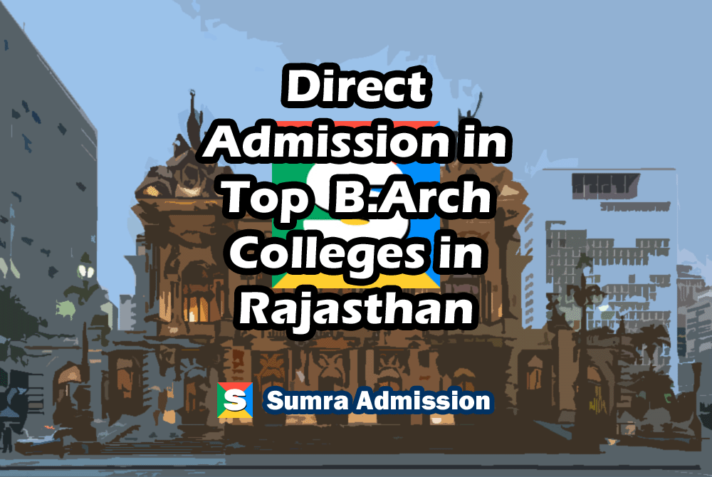 Rajasthan B.Arch Direct Admission